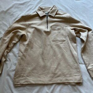 H&M Quarter Zip Collared Long Sleeve